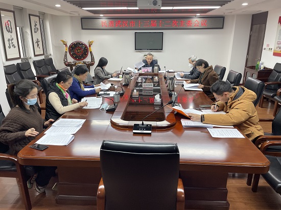 民進(jìn)武漢市委會召開十三屆十二次主委會議