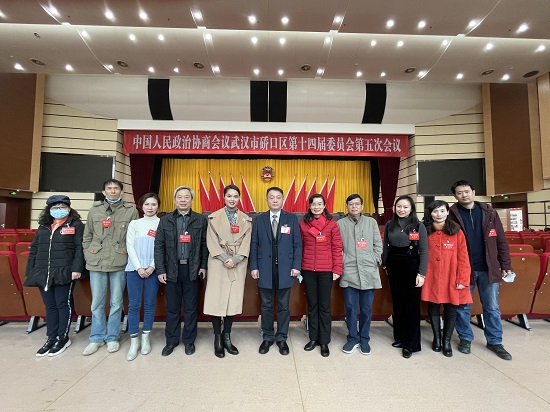民進(jìn)硚口區(qū)工委政協(xié)委員參加政協(xié)硚口區(qū)第十四屆五次會(huì)議