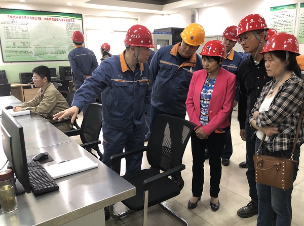 24日上午，周建元專職副主委率隊(duì)調(diào)研武鋼有限2.JPG