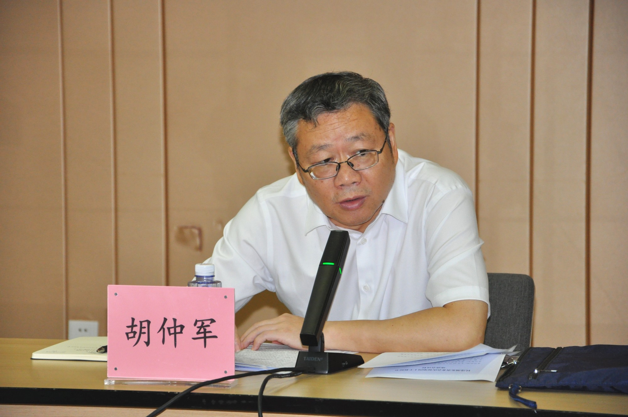 胡主委講話