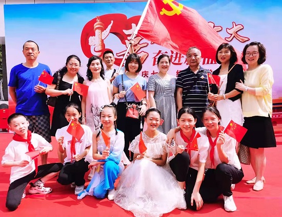 民進星火支部參加“喜迎二十大，奮進新征程